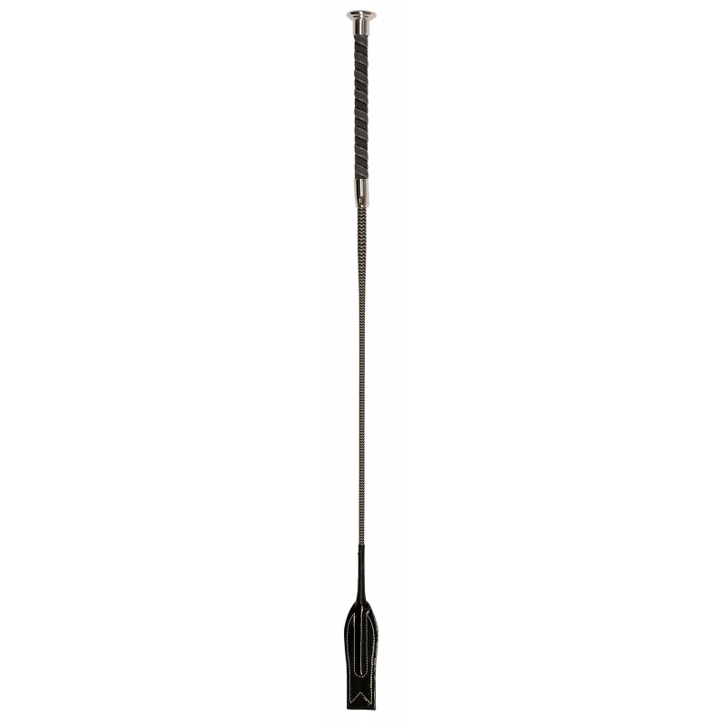 Cravache d'obstacle argent&eacute;e, 65 cm - 325998
