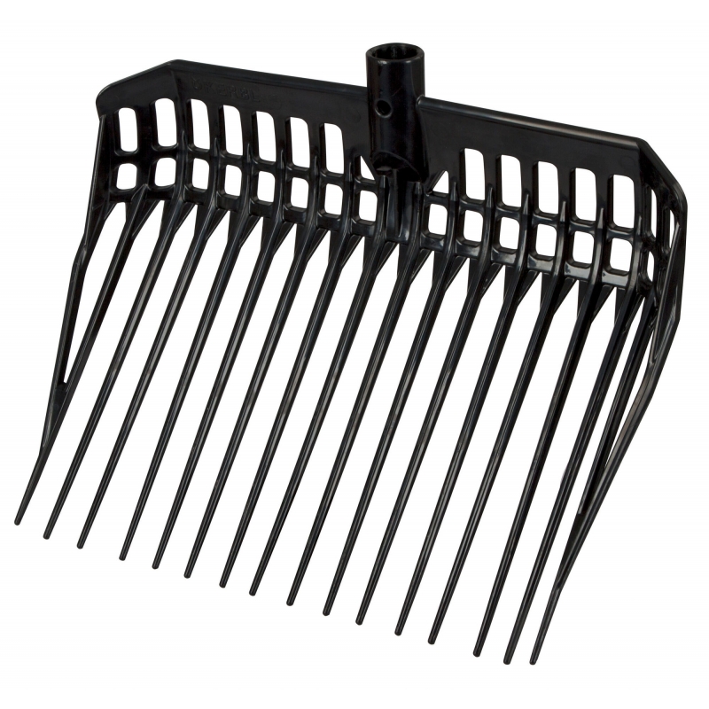 Fourche &agrave; copeaux EcoFork sans manche, noire - 326052