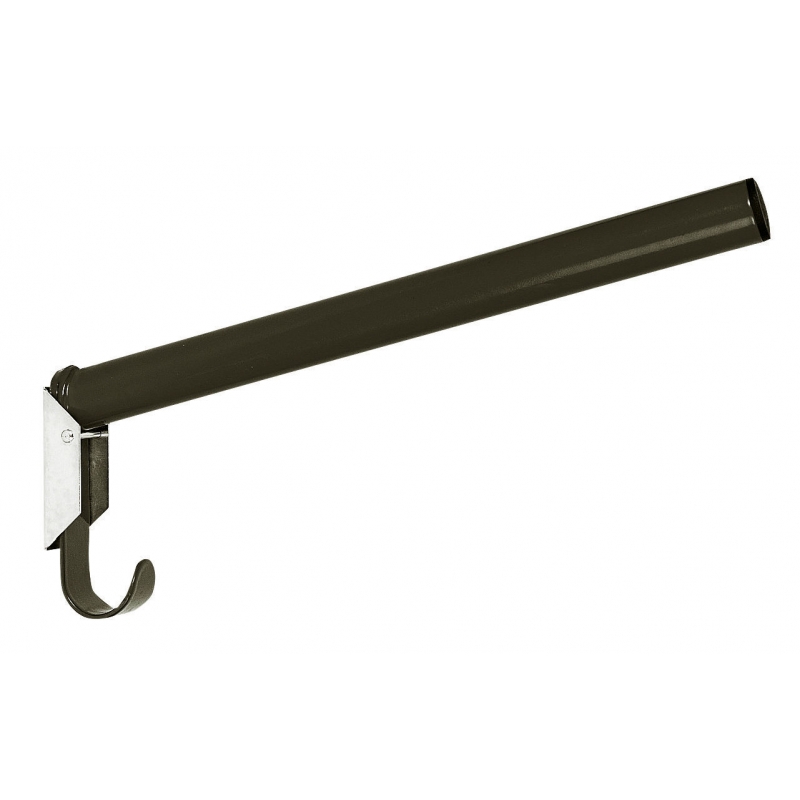 Zadelhouder, inklapbaar, rond, - ge&iuml;nt. trenshouder, zwart - 32845