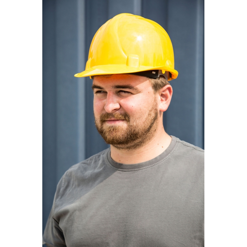 Casque de protection jaune - 34501