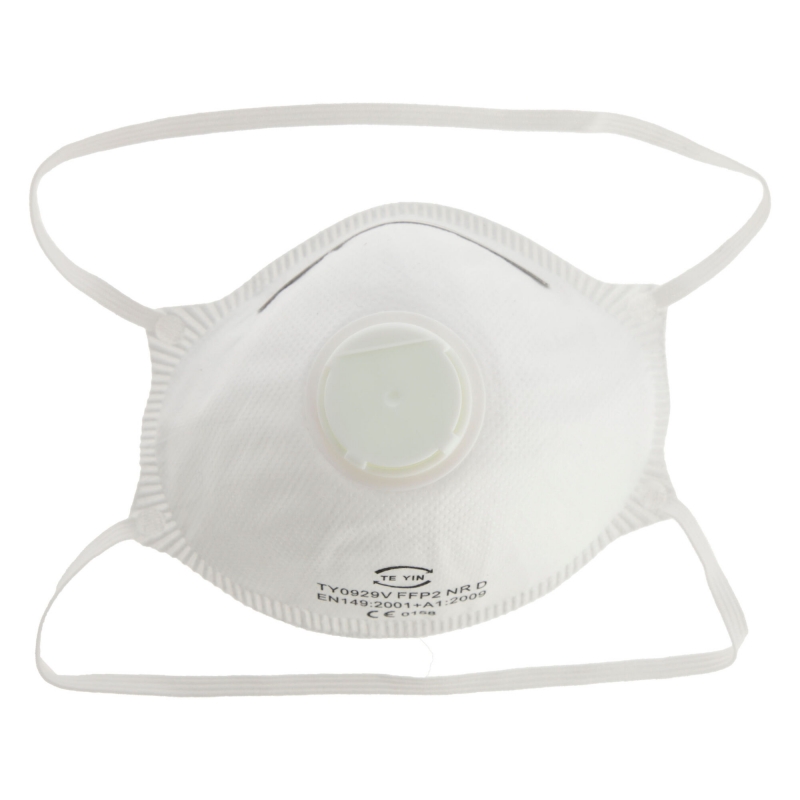 Ademhalingsmasker FFP2D met ventiel, 10 st./display - 34695-10