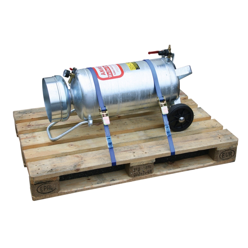Ratelsjorband eendlg. blauw 25mm / 5m, sjorkracht 800 kg - 37110