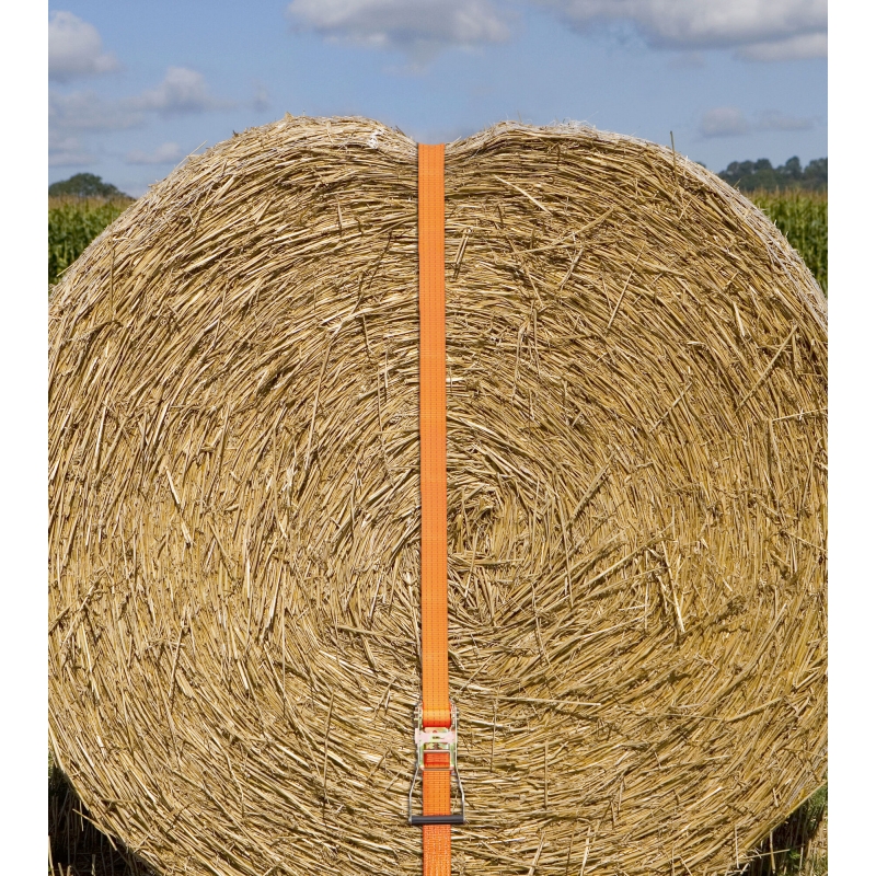 Ratelsjorband 2-delig, oranje 50mm / 6m, 4000 kg - 37144