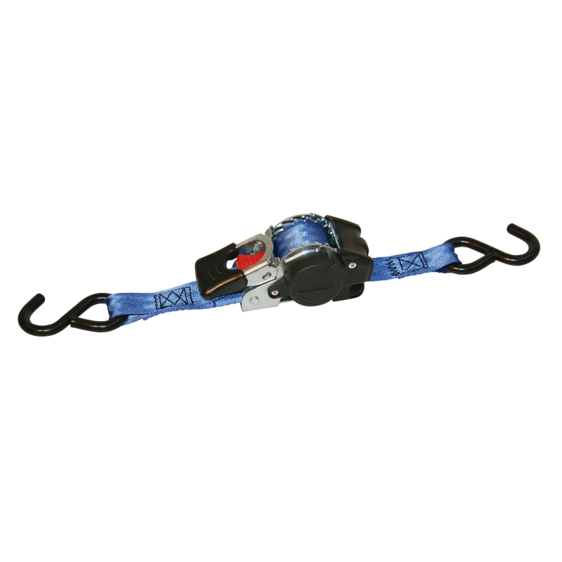 Sangle d'arrimage automatique av enrouleur 25mm V 3m, bleu - 37181
