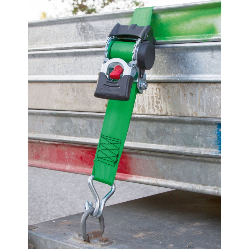 Sangle d'arrimage automatique av enrouleur 50mm X 1,8m,  ver - 37185
