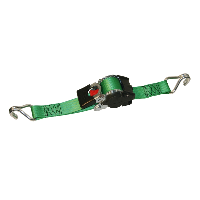 Sangle d'arrimage automatique av enrouleur 50mm X 3m, vert - 37186