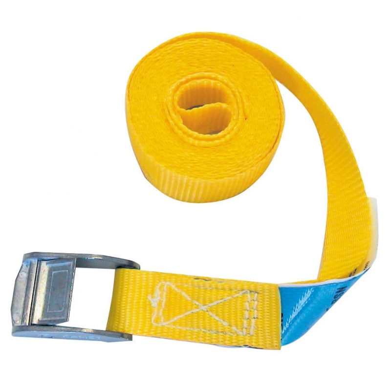Sangle pour bagage &agrave; blocage &agrave; griffe 5m X 25mm - 3761