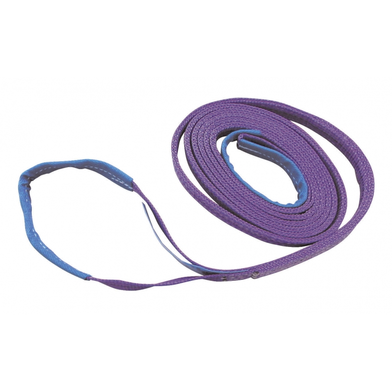 Elingue double boucle 4mX35mm, violet - 37614