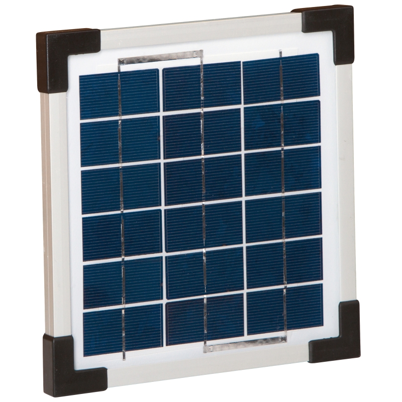 Zonnepaneel 4W incl. houder v. 9V-apparaten - zonder batt. - 377024
