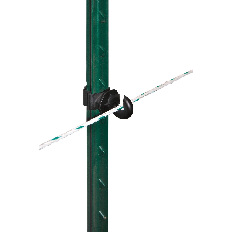 Klemringisolator T-Post , zwart (25 stuks)  AKO - 441180