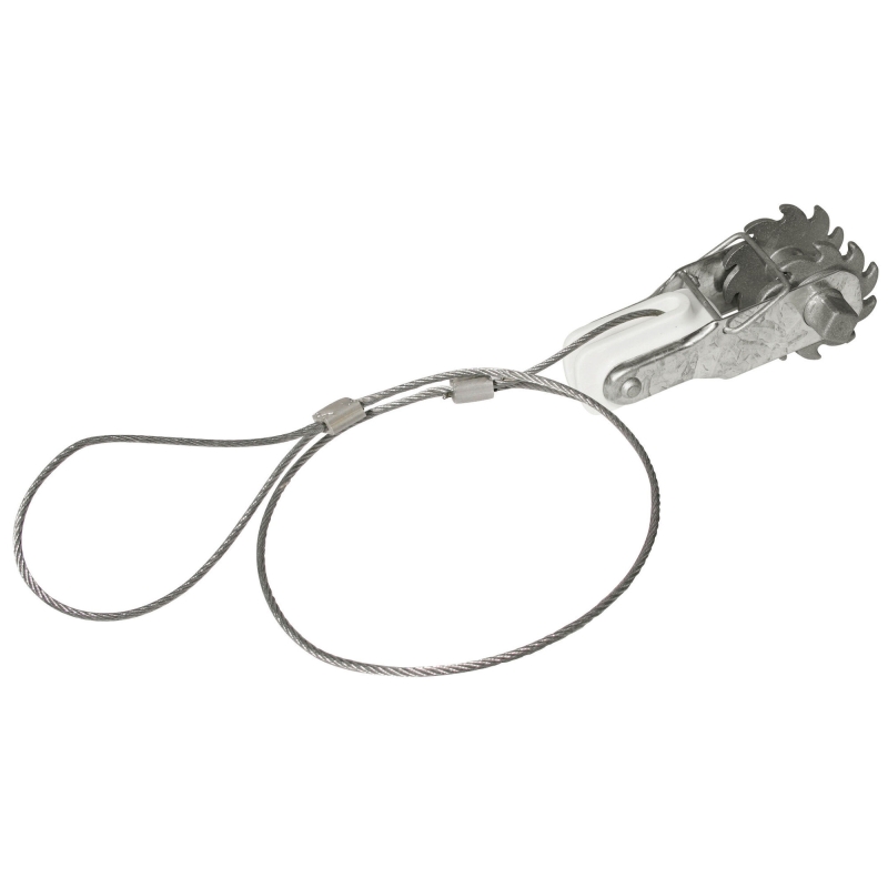 Tendeur &agrave; roue dent&eacute;e avec iso int&eacute;gr&eacute; et c&acirc;ble m&eacute;tallique - 441297