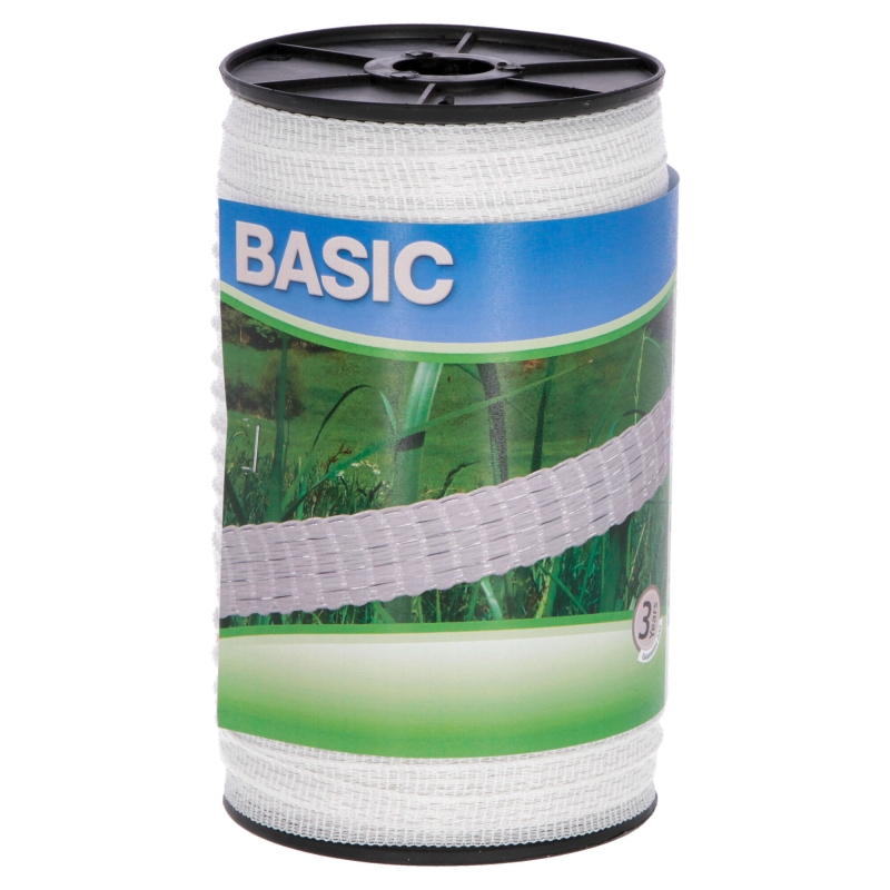 Ruban Basic Classe blanc 10mm, 200m 4x0,16 inox - 441520