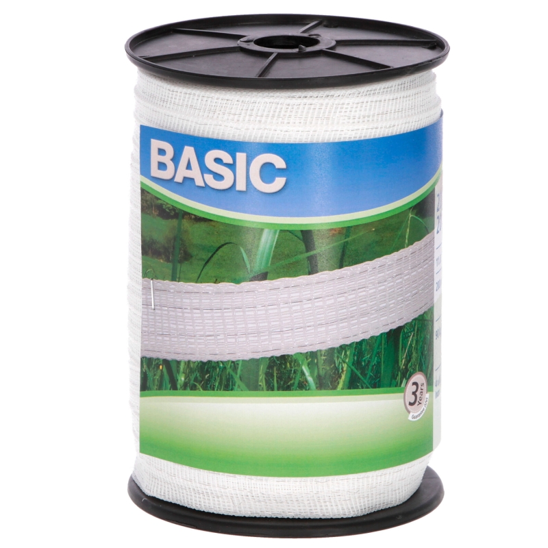 Ruban Basic Classe blanc 20mm, 200m 4x0,16 inox - 441521