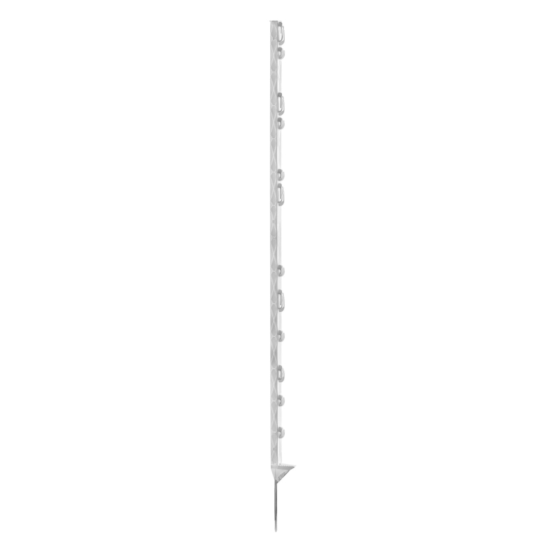 Piquet Titan Plus 157cm avec talon m&eacute;tallique blanc - 441809