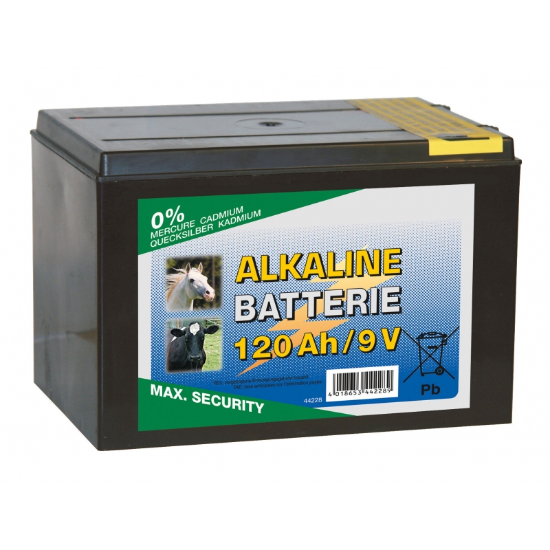 Alkaline-batterij 120Ah, kleine behuizing - 44228