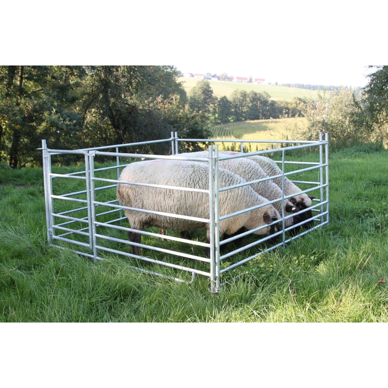 claie amovible 1,83m av. porte H 0,92m - zingu&eacute;e - 442603