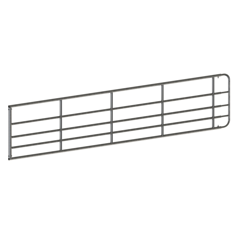 Barri&egrave;re d'herbage zingu&eacute;e 90cm, r&eacute;glable, 2-3m - 442900
