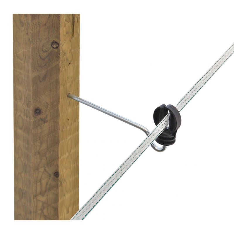 Afstands lintisolator 22cm voor houten paal (10 stuks) AKO - 44312
