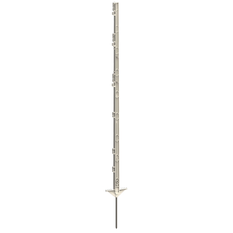 Piquet PVC Classic avec double b&ecirc;che 125cm,blanc - 443492