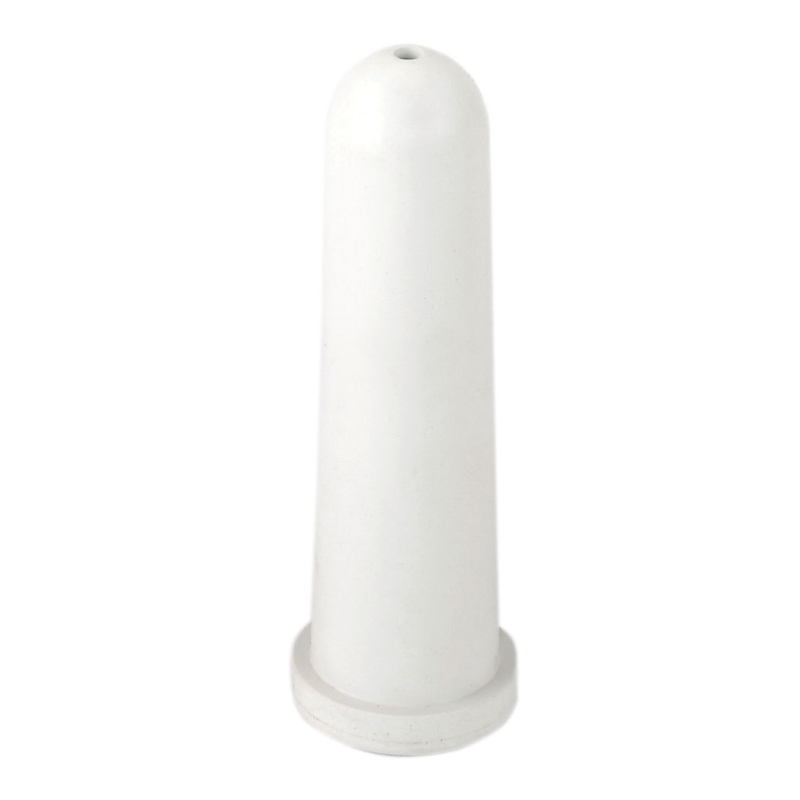 T&eacute;tine sup&eacute;rieure blanc 100mm pour veaux trou rond - 1472