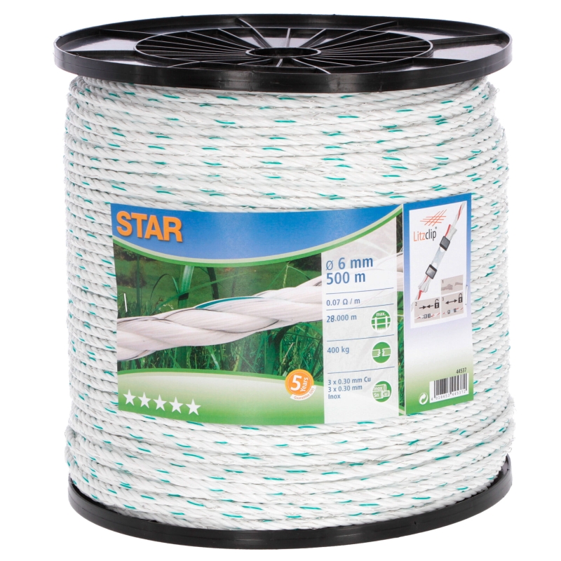 Star-Line cordelette  &eacute;lectrique 6mm 3 et 6 de 0.30 - 44537