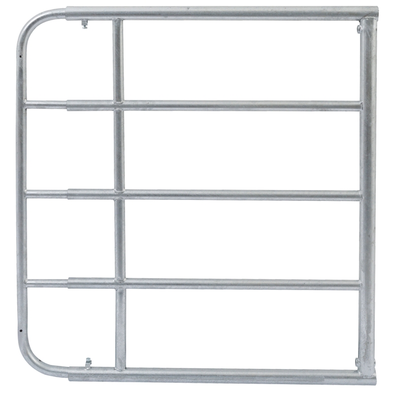 Barri&egrave;re d'herbage zingu&eacute;e 110 cm, r&eacute;glable, 1-1,7m - 44893