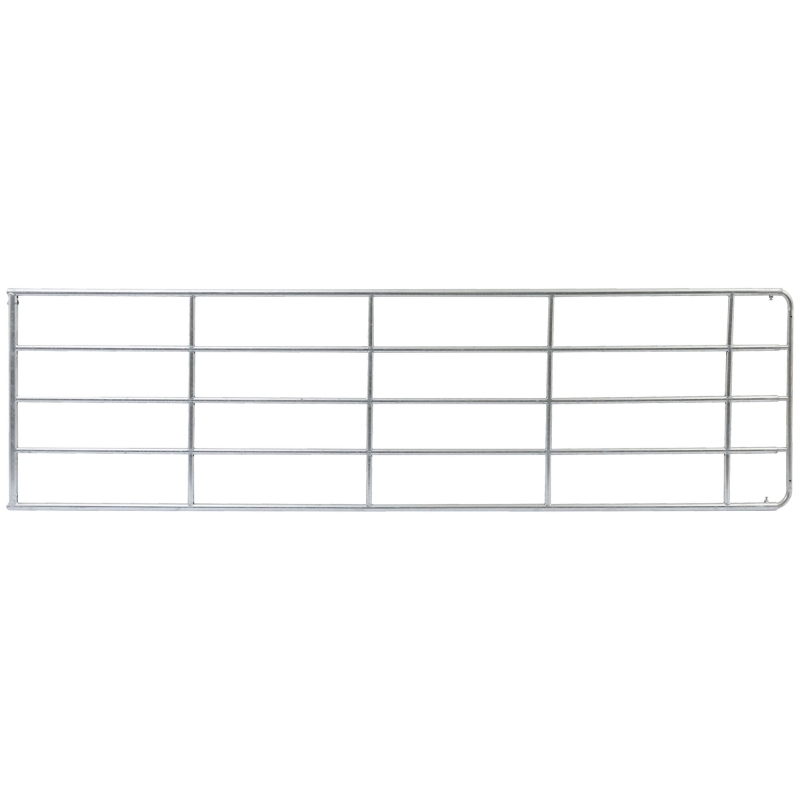 Barri&egrave;re d'herbage zingu&eacute;e 110 cm, r&eacute;glable, 4-5m - 44895