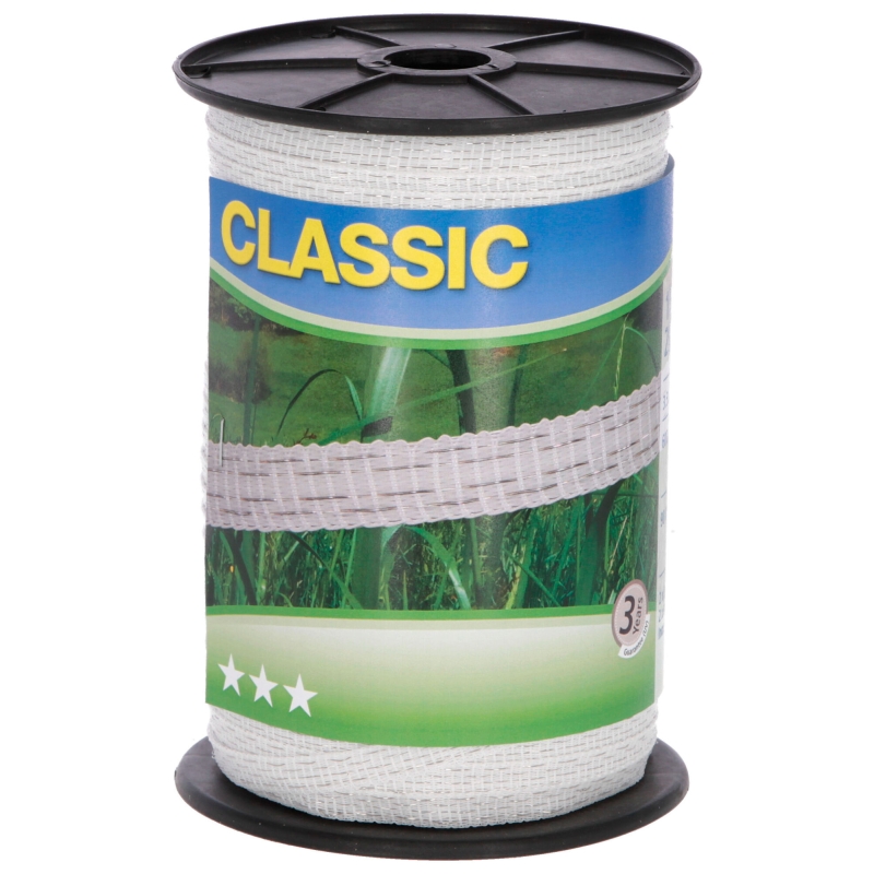 Ruban Classic blanc 10mm 200m 2x0,2 +2x0,3 inox - 449103