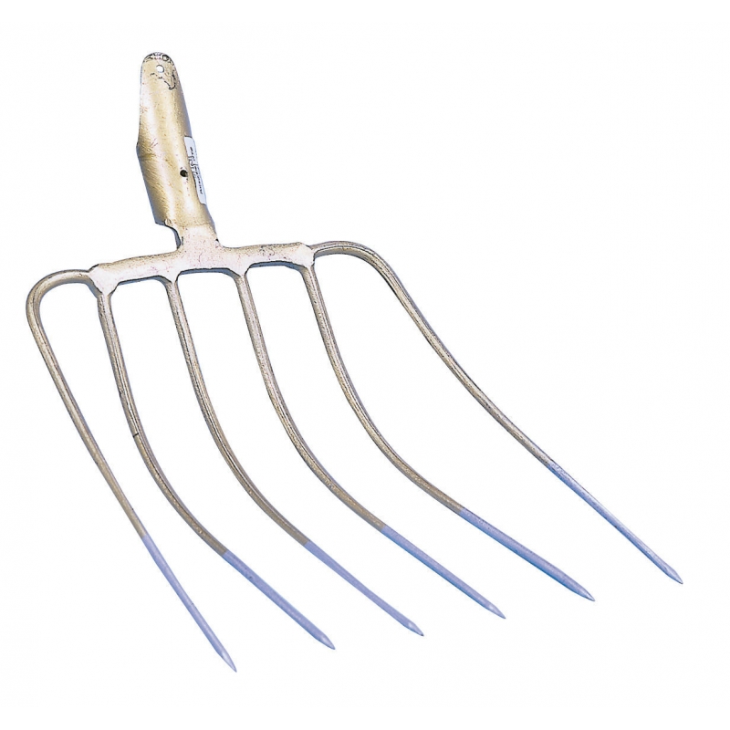 Fourche &agrave; ma&iuml;s sans manche  6 dents, 36 x 34 cm - 501631