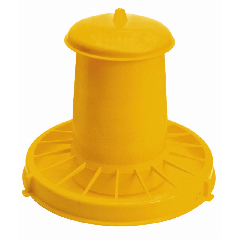 Nourrisseur &agrave; tr&eacute;mie PVC pour volaille 10,5l - 71118