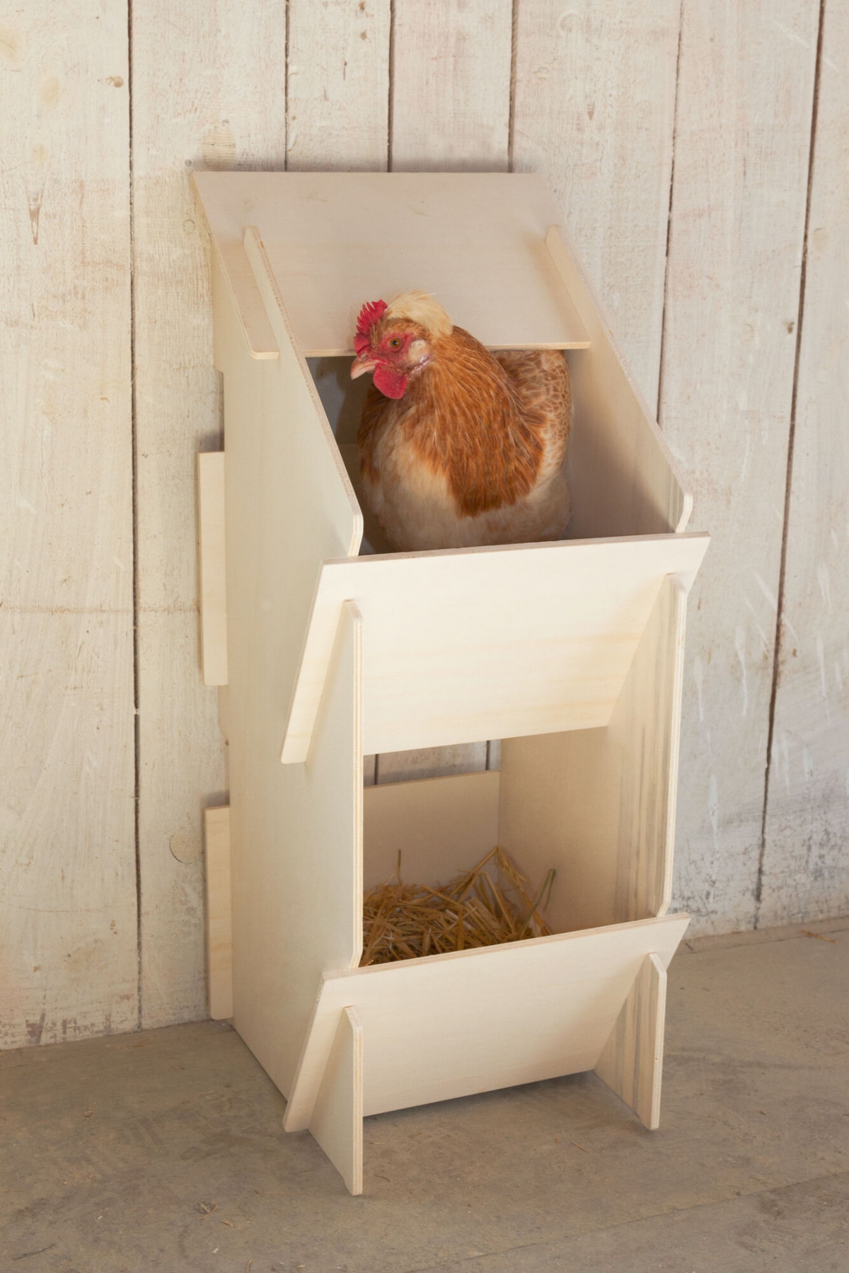 Kippen kippenhok legnest van gemonteerd, 30x35x83cm | Agrodieren