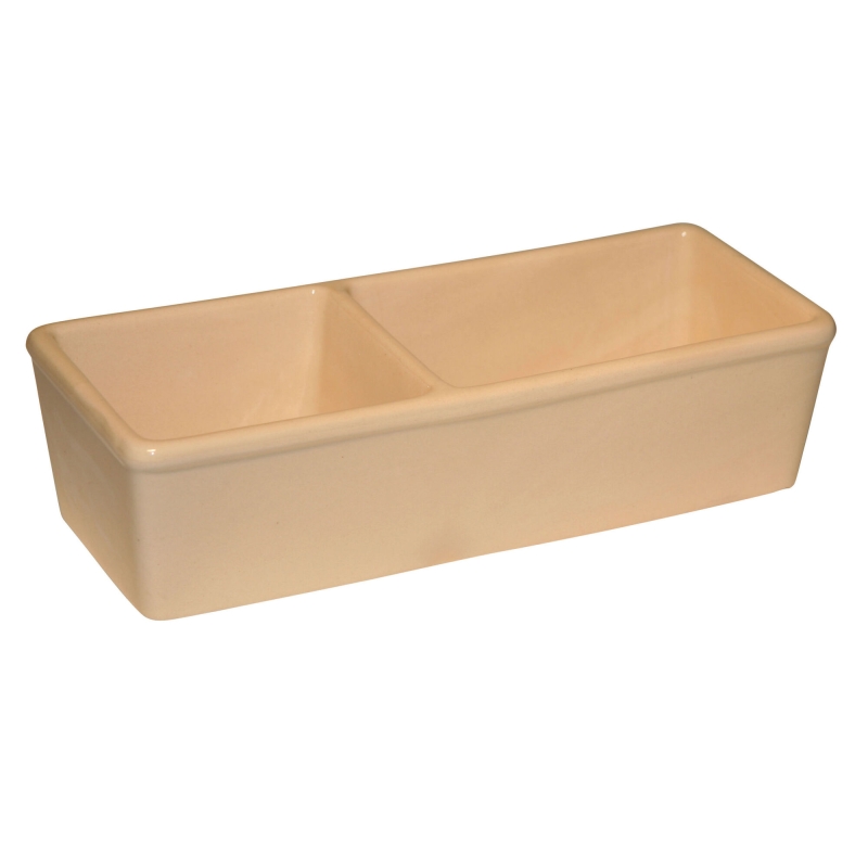 Keramische voerbak v. knaag- dieren, dubbel 350ml + 450ml - 82785