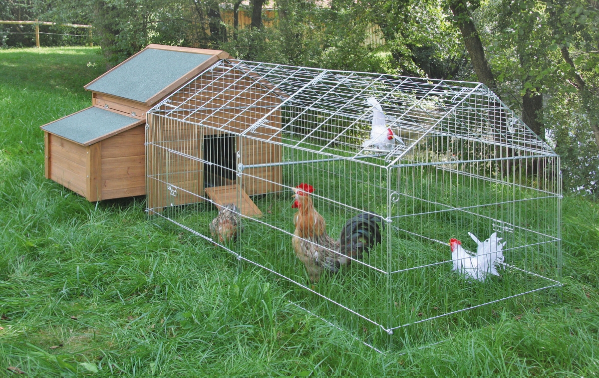 Kleinveehok voor kippen kippenhok of konijnen konijnenhok kippenhok, 105 x 100 x 108 cm (ideaal te met konijnenren art 70345 of art 70358 of combineteren met legnest art 82808 ) | Webshop Agrodieren