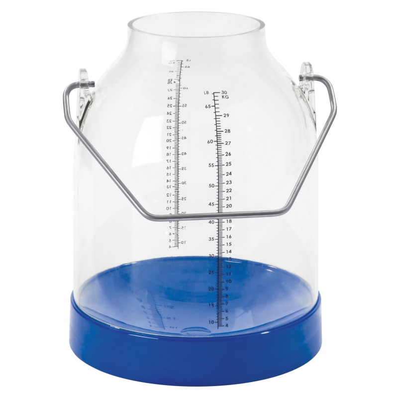 Melkemmer 30 l met schaalver- deling blauw, beugelhoogte 117 - 151055