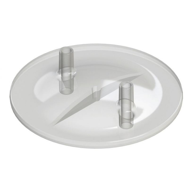 Couvercle de seau &agrave; lait transparent, 2 x 16 mm - 151058