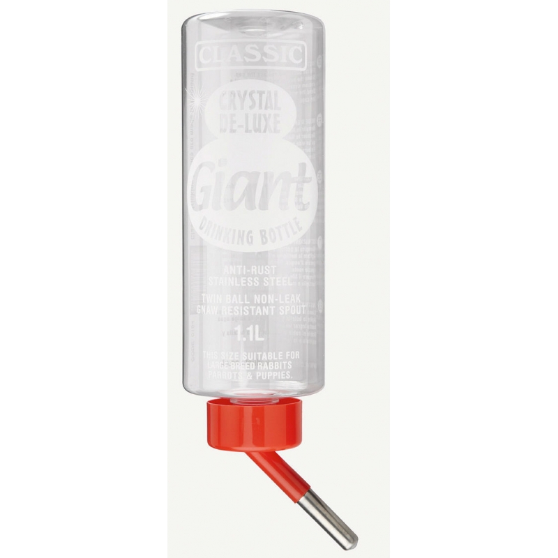 Abreuvoir bouteille Classic 1100ml, transparent - 84075