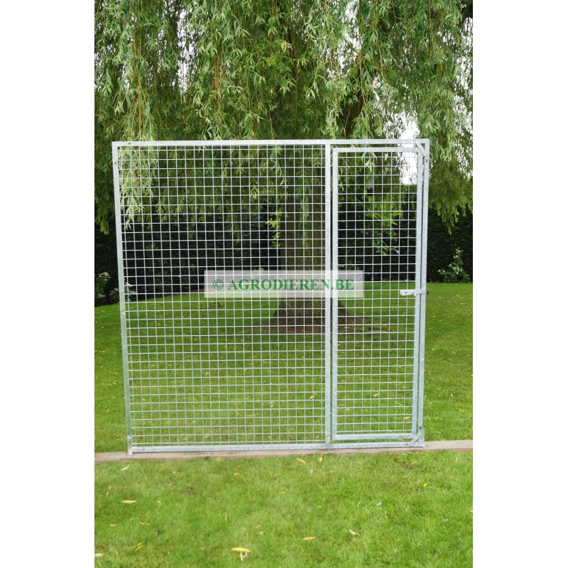 Gaaspaneel 180 H x 175 B - 50x50x3 - met toegangsdeur - PAG3D18175