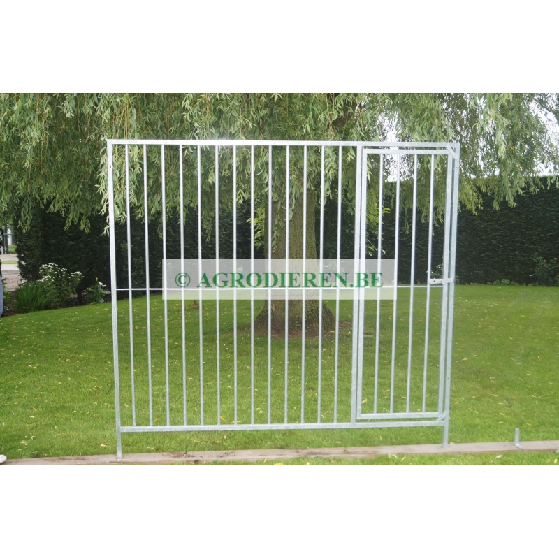Panneaux &agrave; barreaux 184 H - 2 M - bar 8 cm - avec porte - PAL80201