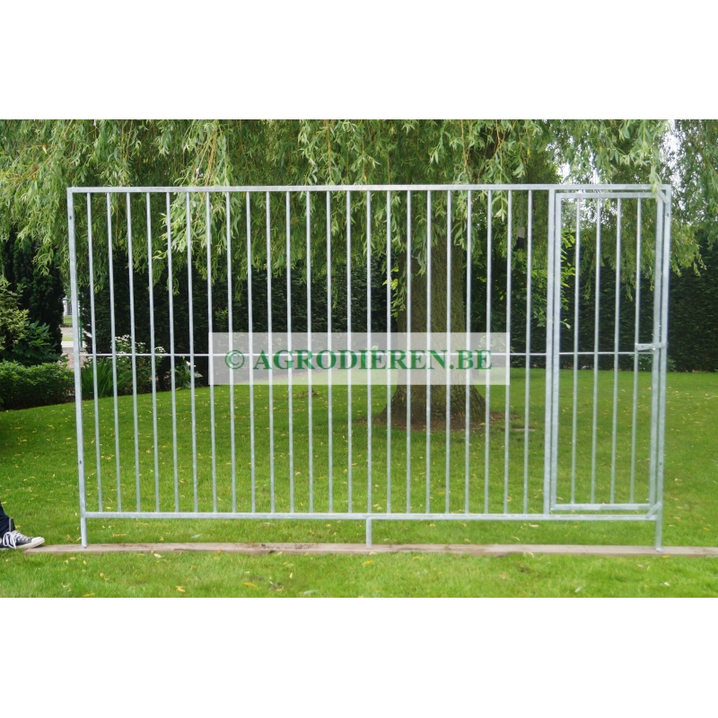 Panneaux &agrave; barreaux 184 H - 3 M - bar 8 cm - avec porte - PAL80301