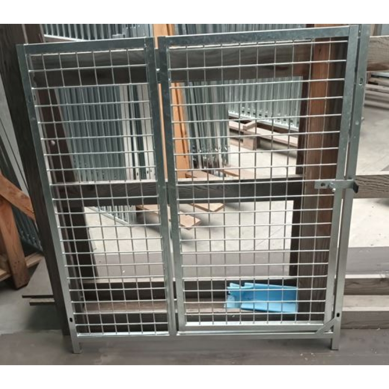 Panneaux &agrave; maille 0,85 H - 1,5 M - maille 50x50x4 - avec porte - pour chiots - PAPPG16
