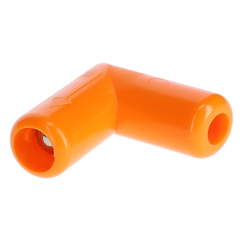 Hoekstuk, m. ventiel, oranje, voor Big-Softy, 10 st.-pak - 14142