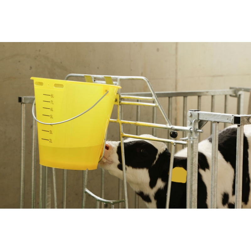 Feeding Bucket Yellow Trnsprnt With Scale, no Accessories - 14267