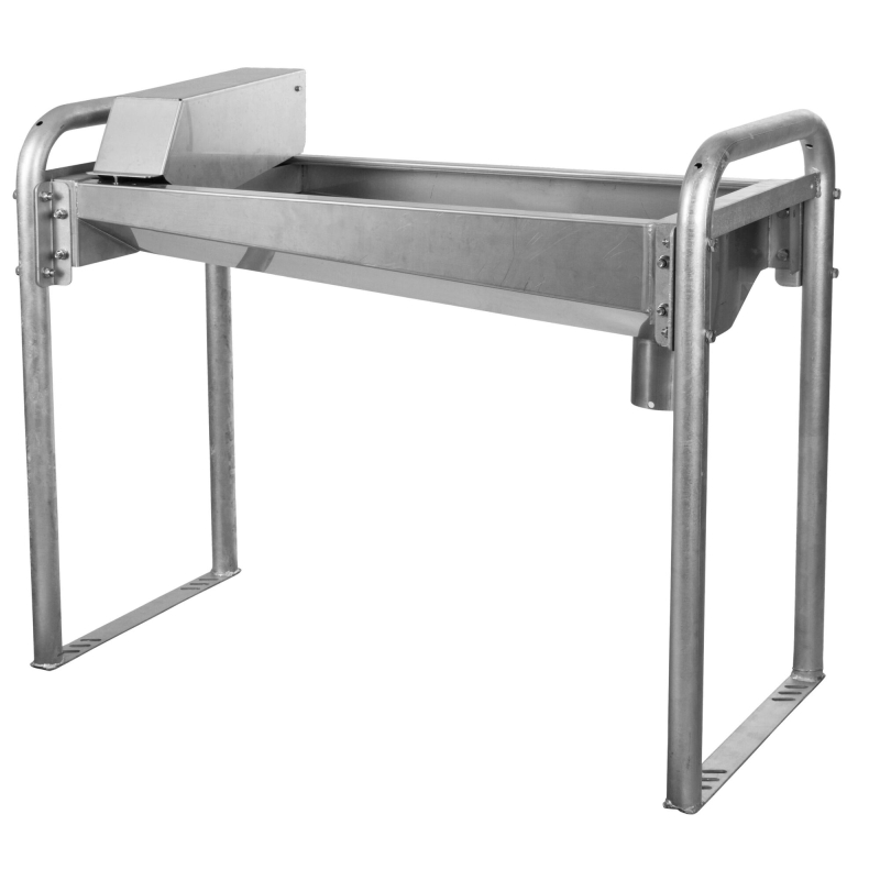 Abreuvoir en inox 120 cm, montage au sol - 221140