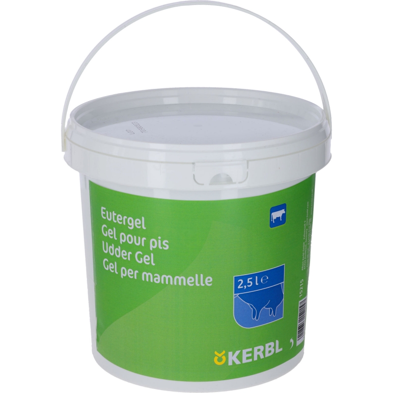 Gel pour pis 2500 g , vert seau - 15215