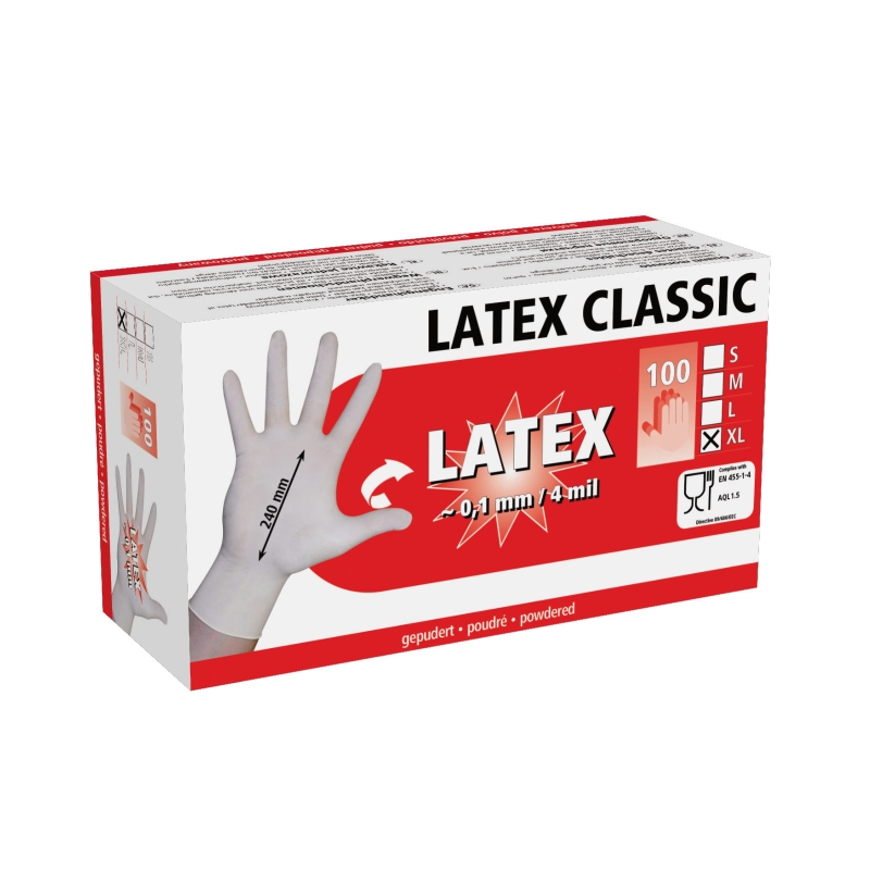 Gant &agrave; usage unique Latex Classic XL - 15358