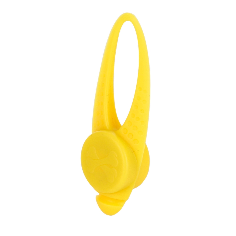 Pendentif lumineux Maxi Safe jaune 8X3cm - 80260