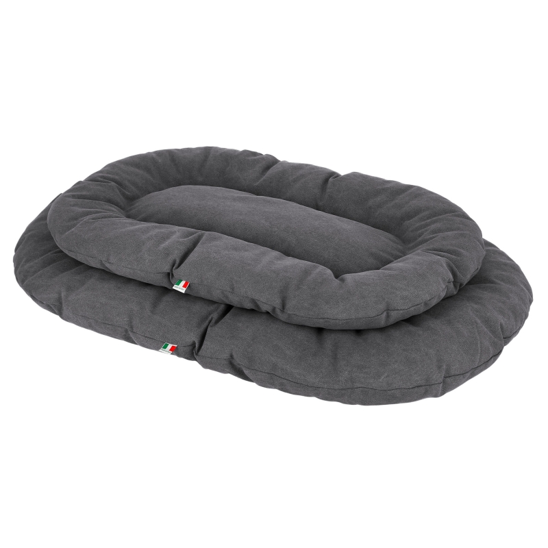 Coussin Lucca gris 80x54 cm - 80350