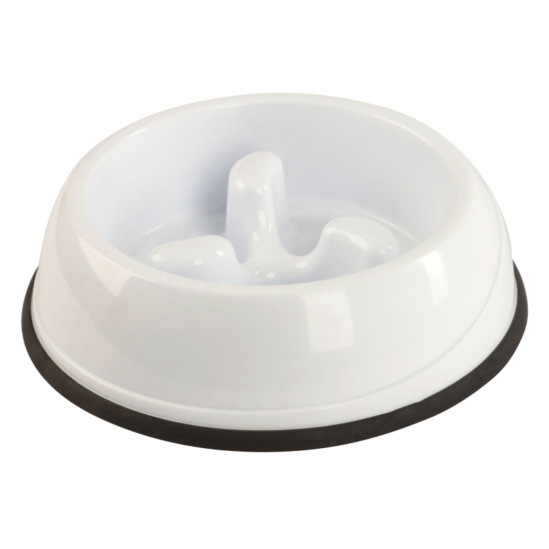 Gamelle plastique Anti Dribble blanc, 500ml - 80503