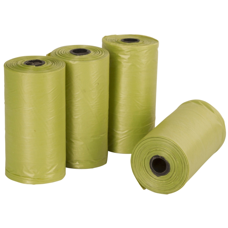 Sachets &agrave; d&eacute;jections vert, biod&eacute;gradable - 80821