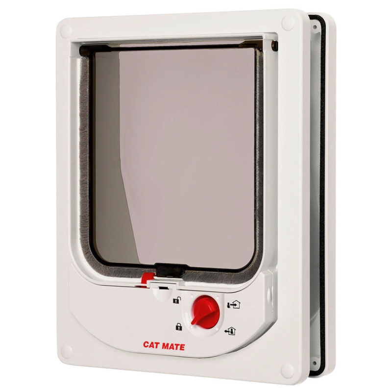 Cat Mate 4-weg kattenluiken met magneetwerking, wit - 80866